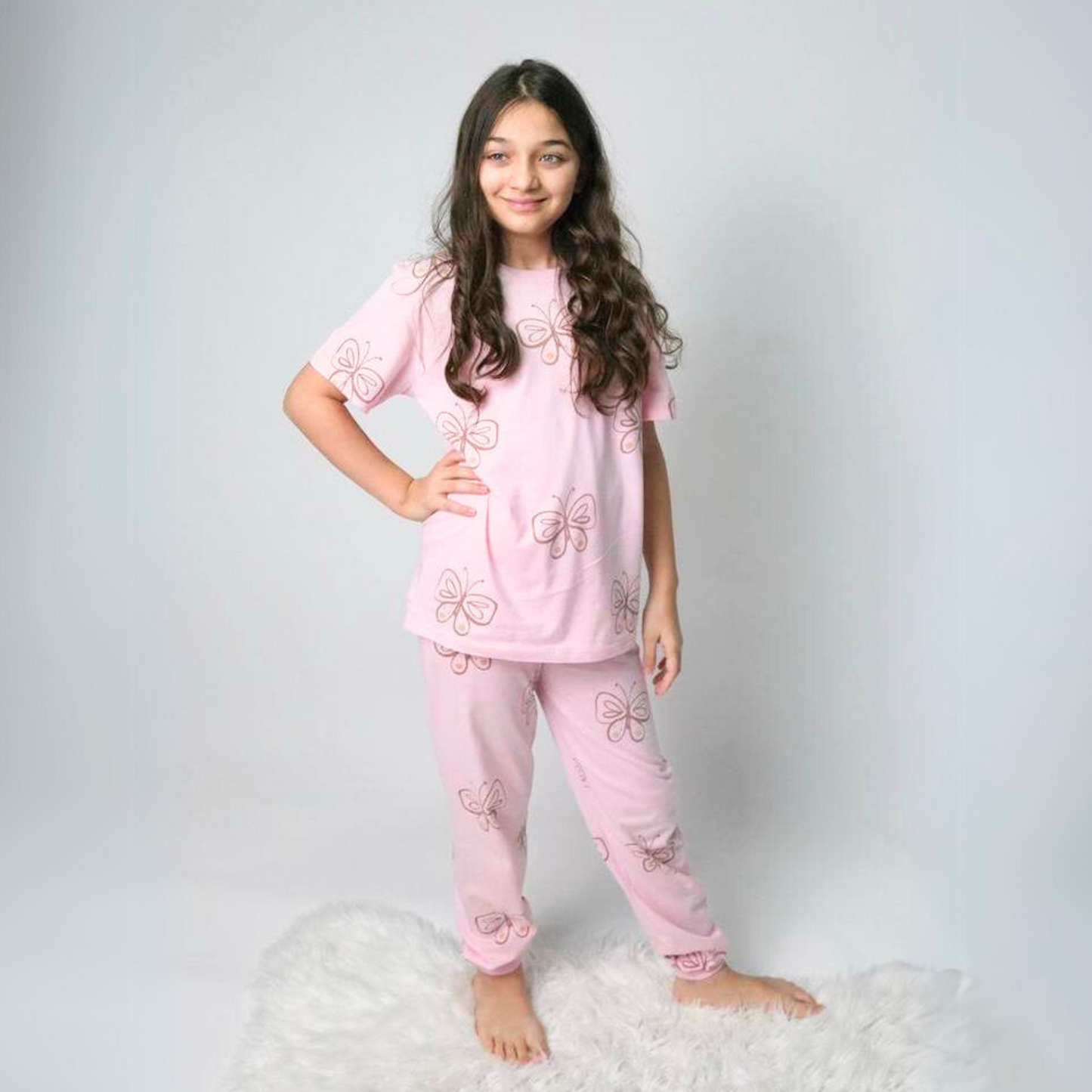 Beauty Butterfly Girls Pyjama Set