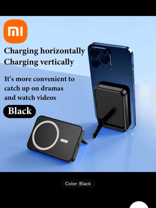 Xiaomi 10000mAh Macsafe Power Bank Wireless Magnetic 22.5W Super Fast Charging Folding Bracket Portable External Battery Charger